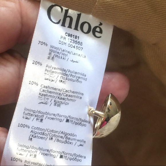 CHLOE GIRLS AUTHENTIC BEIGE WOOL COAT 2X HOST PICK!🎈🎉🙌🏻🥰👏🏻 - Picture 6 of 8